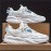 Men's Low-Top High-Top Sneakers - White/Black/Beige/Grey/Green - Lace-Up Breathable Fabric Upper & PVC Sole - PU Cushioned - Versatile Casual, thletic & Formal Shoes - Minimalist Durable Footwear for Casual ttire, Shoes For Men, Trainers, Mens White Trainers, Comfortable Shoes For Men, White Sneakers For Men, Trainers For Men, Mens White Shoes For Men, White Trainers Men, Casual Shoes For Men, Shows For Men, Breathable Shoes For Men, Mens Fashion Shoes, Stylish Shoes For Men,