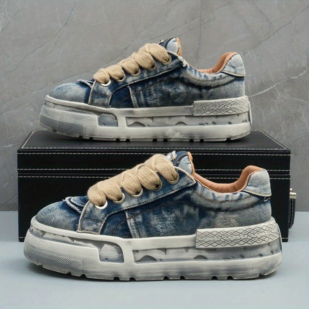 Men's Everyday Casual Shoes with Soft Sole And Arch Support Breathable Mesh for Long Walking Lightweight Sneakers