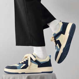 Men's Korean Style Korean K-Drama Korean Fashion Sneakers - Breathable Low-Top Round Toe Flat Sole Casual School & Daily Wear Korean Footwear (Hand Washable Fabric) - - Student Shoes for & Men, Women Shoes