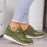 Women'S Casual Easy-On Sneakers | Comfort Loafers with Wider Fit & Lightweight Sole, Korean Inspired Design, Multiple Sizes Available, Lace-up Closure, Round Toe, Solid Color, Tassel Embellishment, Low Top, All-season, EVA Upper & Sole