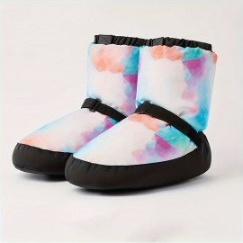 Dance Warm-up Shoes, Soft Sole Dance Practice Warm-up Shoes, Professional Thickened Daily Training Winter Dance Warm Shoes