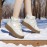 Women'S Winter High-Top Thickened Insulated Snow Boots - Lightweight Lace-Up Ankle & Calf Support, Upper with Rubber Sole, Warm Round Toe & Arch Support, Beige/White Color Options for Casual & Semi-Formal Outfits - Cold Weather Traction & All-Day Comfort, Seasonal Footwear, Durable Construction, Warmweather Shoes, Snow Boots For Women, Women Snow Boots, Winter Boots For Women, Winter Shoes For Women, Womens Boots, Womens Winter Boots, Womens Winter Shoes