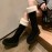 Petite Womens Knee High Boots | Platform Riding Boots Winter Snow Boots Foldable Fashion Casual Chunky Sole Boots New | EVA Upper, PVC Inner, EVA Insole, Rubber Sole
