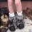 Women'S Vintage Furry Snow Boots with Plush faux fur Collar & Thick PVC Sole - Warm Winter Round Toe Boots, Durable Fabric Upper & Non-Slip Traction for Cold-Resistant Comfort, Casual & Semi-Formal Outfits (Brown) - Trendy Winter Footwear