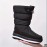 Winter New Thickened Fleece Drawstring Warm Locking Snow Boots for Women High Quality Non-Slip Outdoor Fishing Long Boots Height Increasing Shoes Plus Size Women's Shoes