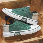 Spring And Autumn Men'S Fashion Canvas Sneakers - Lightweight, Comfortable, Trendy Skateboard Shoes for Street Style